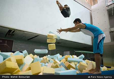 استخر ابری برای شیرجه زنان