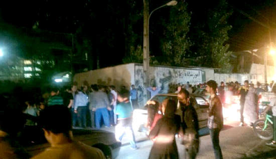 صدای مهیب و انفجار کپسول گاز در خیابان شقایق لاهیجان