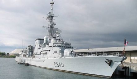 اعزام ناو جنگی فرانسه به دریای مدیترانه French warship