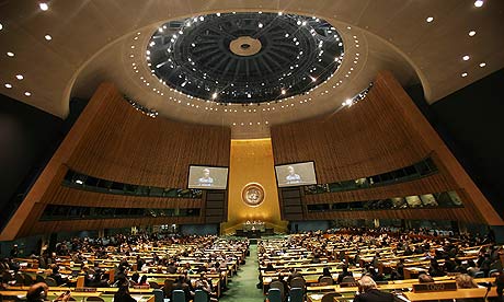 آغاز سخنرانی دکتر حسن روحانی در سازمان ملل The-United-Nations-006
