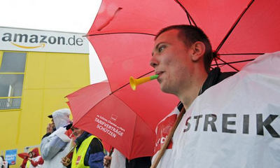 کارکنان شرکت آمازون” آمریکا در آلمان اعتصاب کردند کارکنان شرکت آمازون” آمریکا در آلمان اعتصاب کردند