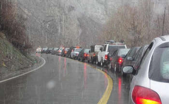 تصادف زنجیره ای ۱۱ خودرو در شهر کرمان 2014-01-09_225132