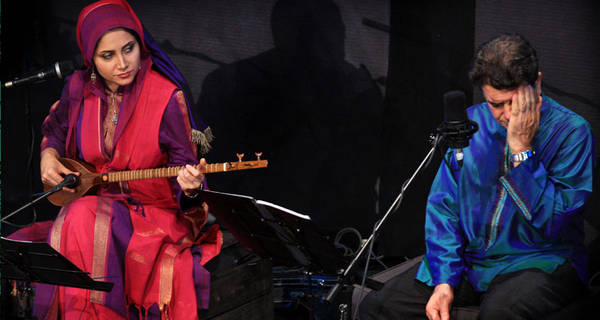 دختر شجریان و اولین تک خوانی با پدر + عکس دختر شجریان و اولین تک خوانی با پدر + عکس