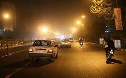 ساعاتی پیش، گرد و غبار باز هم تهران را فرا گرفت طوفان تهران