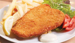 دستور پخت و تهیه شنیسل ماهی شنیسل ماهی