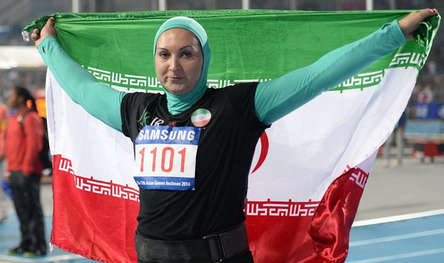 کسب مدال نقره توسط « لیلا رجبی » در دوومیدانی اینچئون لیلا رجبی ، رشته دوومیدانی/ پرتاب وزنه