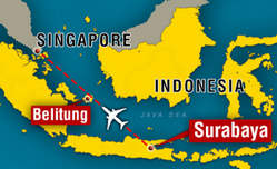 پیدا شدن ۴۰ جسد در پی ناپدید شدن هواپیمای مالزی 2014-12-30_170928