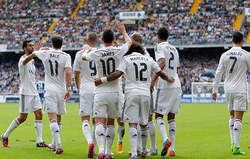 گرت بیل مصدوم اما حاضر / اسامی بازیکنان حاضر رئال 2015-04-08_204759