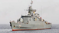 عدن / نزدیک شدن ناوهای فرانسه و آمریکا به ناوشکن البرز 2015-05-10_194115