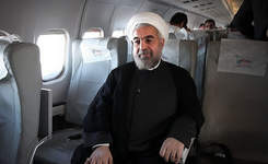 ترک تهران به مقصد روسیه / رئیس جمهور عازم روسیه شد 2015-07-08_230819