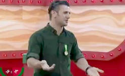 استند آپ کمدی «امین حیایی در خندوانه» مقابل ژوله (فیلم) استند آپ کمدی امیر مهدی ژوله