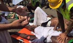 فیلم / حادثه جدید حجاج مکه در رمی جمرات صحرای منا فیلم کشته شدگان در رمی جمرات صحرای مناء