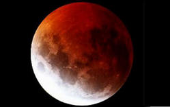 ساعت ماه گرفتگی (خسوف) ۴:۳۷ دقیقه بامداد دوشنبه خسوف و ابر ماه بامداد امروز دوشنبه ساعت 4:37