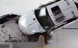 فیلم / تست تصادف خودروی جدید آئودی A6 2016 فیلم / تست تصادف خودروی جدید آئودی A6 2016