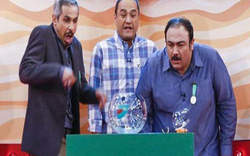 امیر مهدی ژوله و مهران غفوریان در فینال خندوانه امیر مهدی ژوله و مهران غفوریان در فینال خندوانه