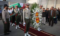 کاروان جدید از قربانیان فاجعه منا با ۸۷ پیکر وارد تهران شد کاروان جدید از قربانیان فاجعه منا با 87 پیکر وارد تهران شد