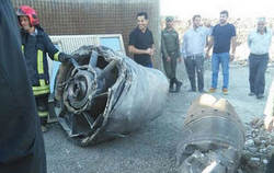 تصاویر سقوط موتور هواپیما بوئینگ ۷۴۷ ماهان + عکس تصاویر سقوط موتور هواپیما بوئینگ 747 ماهان + عکس