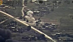 حملات پی در پی هلیکوپترهای میل ۲۵ به مقر داعش + فیلم حملات پی در پی هلیکوپترهای میل 25 به مقر داعش + فیلم