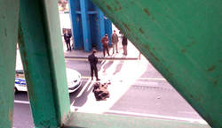 تصاویر خودکشی دختر جوان در میدان رسالت تهران + عکس خودکشی دختر جوان در میدان رسالت تهران