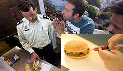 مغازه ساندویچ فروش داعشی در کرمانشاه پلمپ شد مغازه ساندویچ فروش داعشی در کرمانشاه پلمپ شد