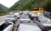 ترافیک جاده هراز در دور جدید سفرهای نوروزی + عکس ترافیک جاده هراز در دور جدید سفرهای نوروزی + عکس