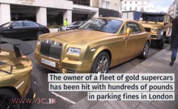 فیلم و عکس / شاهزاده سعودی و خودروهای طلا در انگلیس 2016-04-01_203347